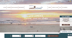 Desktop Screenshot of camping-landes-oceanes.com
